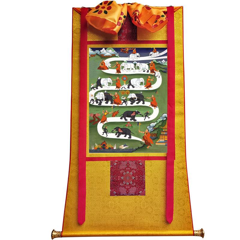 Samantha Tibetan Elephant Taming - Gandhanra-ART