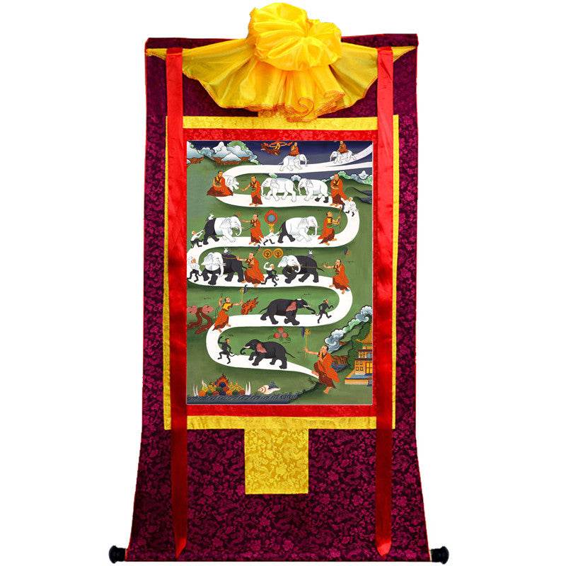 Samantha Tibetan Elephant Taming - Gandhanra-ART