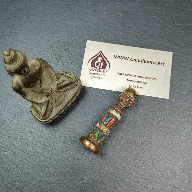 Seal Stamp Amulet - Gecko Pattern - Gandhanra-ART