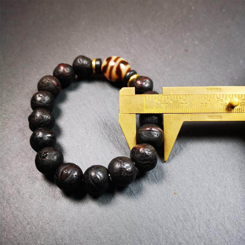 Tiger Tooth Dzi Bracelet - Gandhanra-ART