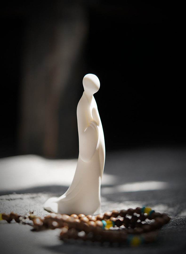 White Porcelain Buddha Statues - Gandhanra-ART