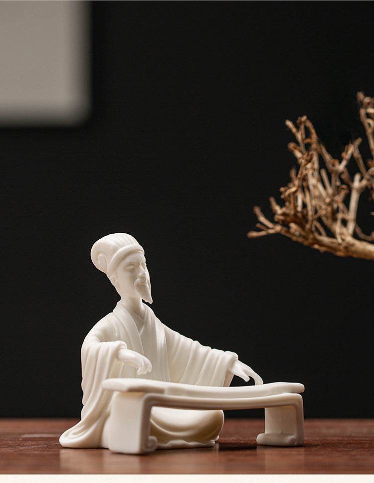 White Porcelain Buddha Statues - Gandhanra-ART