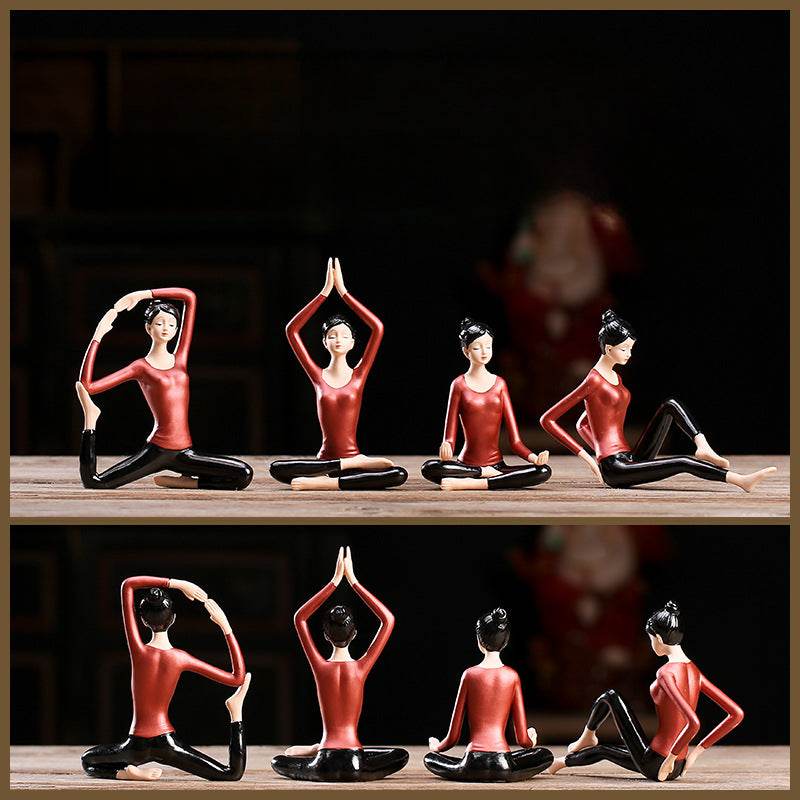 Ceramic Yoga Statues - Gandhanra-ART