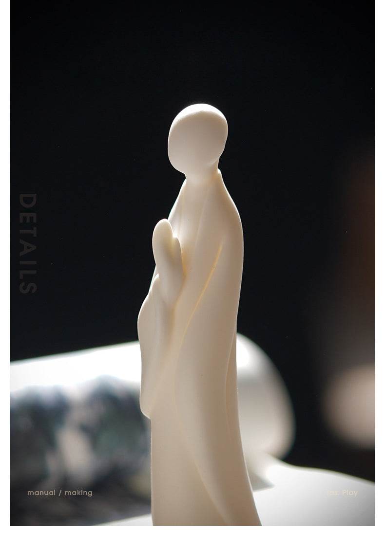 White Porcelain Buddha Statues - Gandhanra-ART