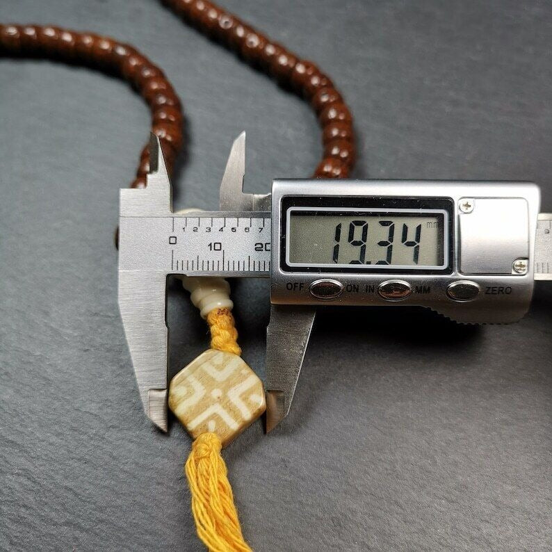 Mala, 108 Lotus Seed Prayer Beads Necklace,30" Gandhanra-ART