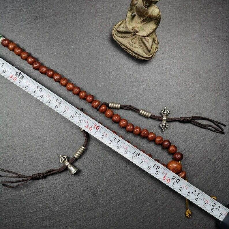 10mm 108 Bodhi Seed Mala Necklace - Gandhanra-ART