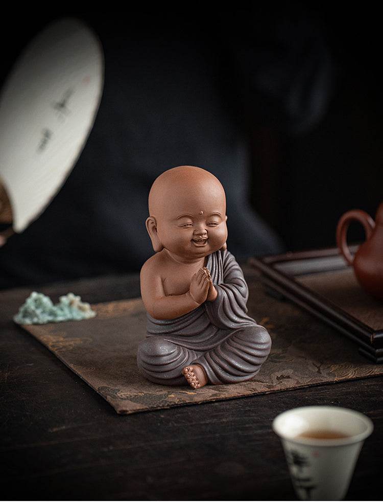 Purple Sand Meditation Buddha Statue - Gandhanra-ART