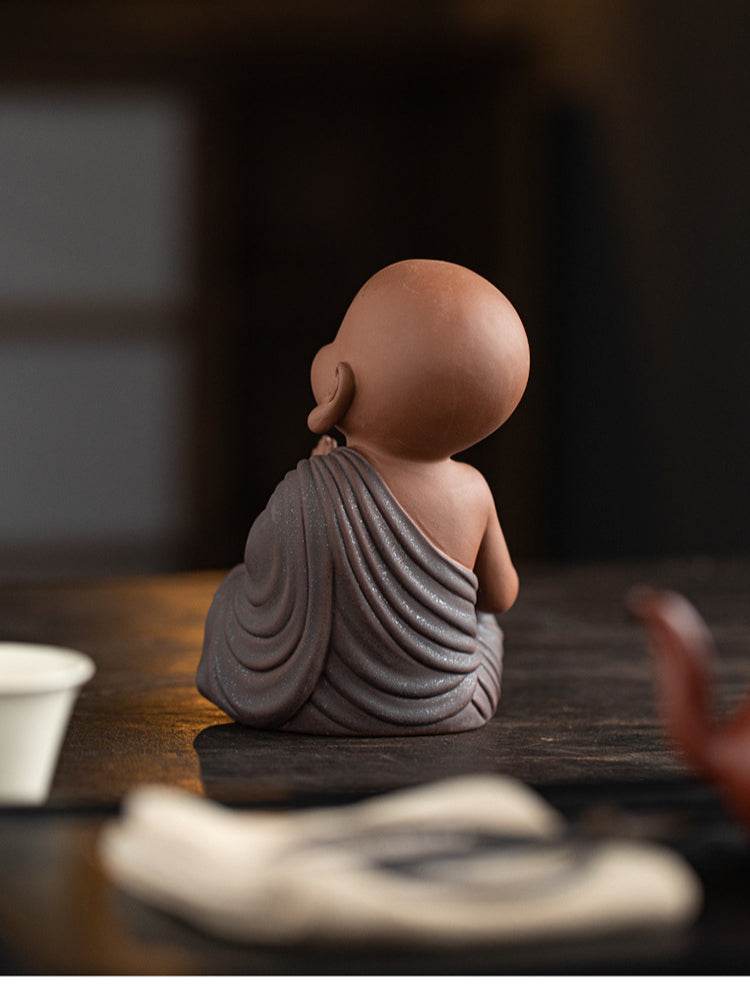 Purple Sand Meditation Buddha Statue - Gandhanra-ART