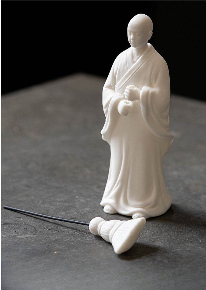 Sweeping Monk Buddha Statue - Gandhanra-ART