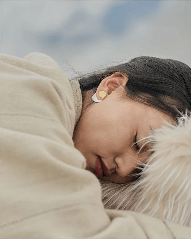 Sun and Moon Silver Earring - Gandhanra-ART