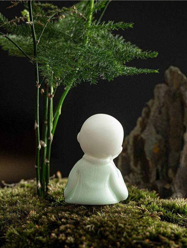 Ceramic Meditation Buddha Statue - Gandhanra-ART