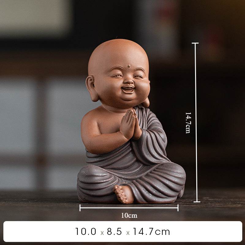 Purple Sand Meditation Buddha Statue - Gandhanra-ART