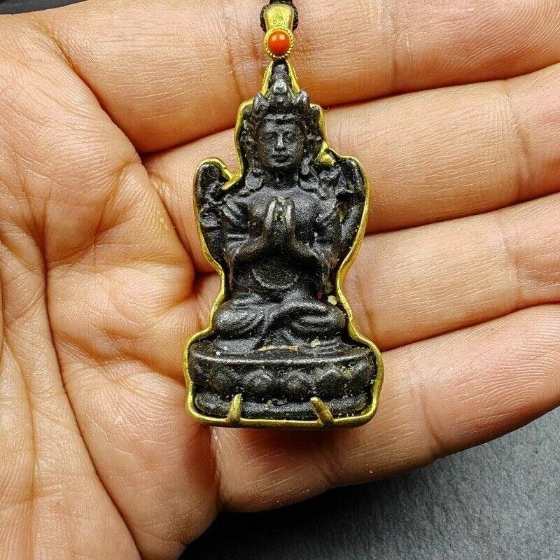Buddha Statue Amulet, Pendant - Gandhanra-ART
