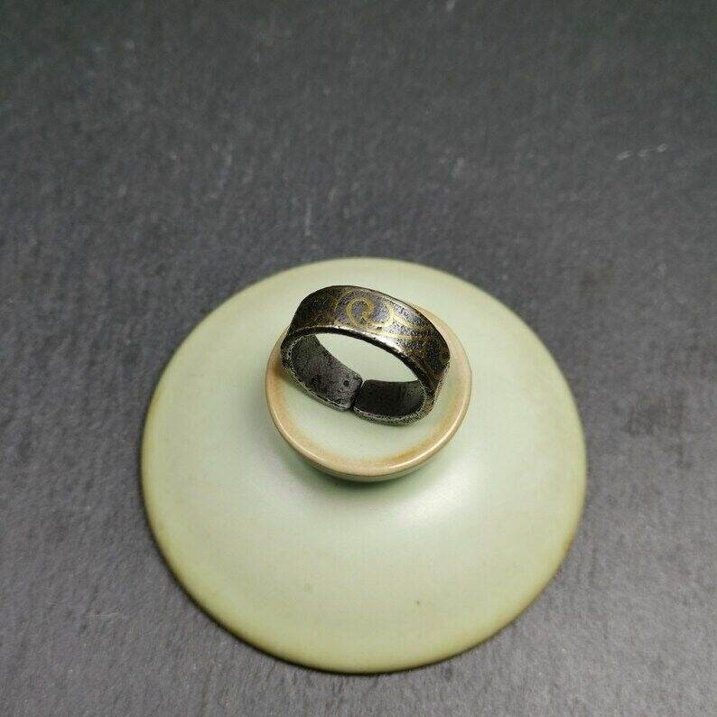 Tibetan Ring | Adjustable US Size 10 - Gandhanra-ART