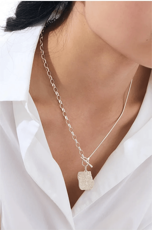 Silver Amulet, Couples Necklace - Gandhanra-ART