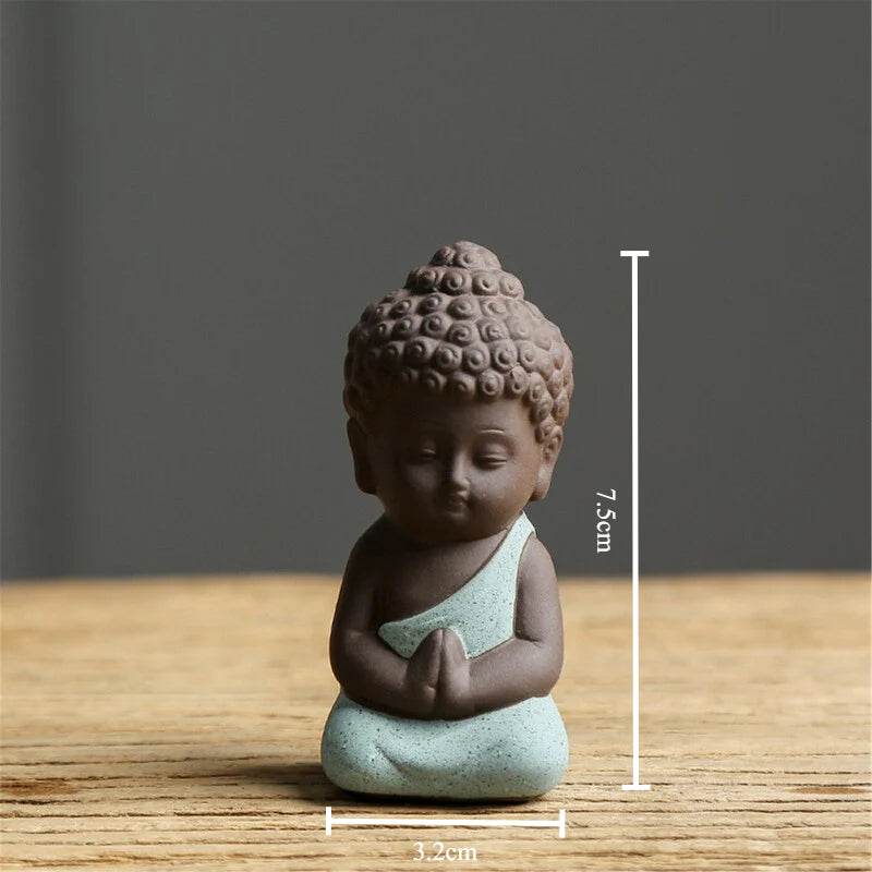 Purple Sand Meditation Buddha Statue - Gandhanra-ART