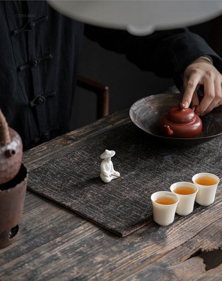 Ceramic Fisherman Incense Holder - Gandhanra-ART