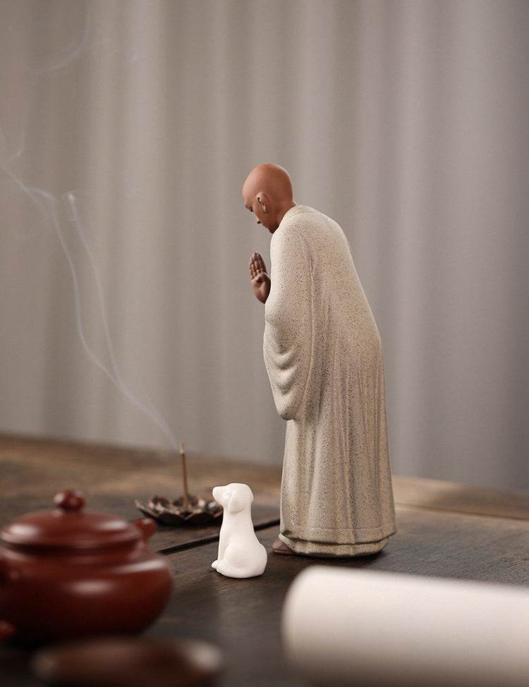 Purple Sand Meditation Buddha Statues - Gandhanra-ART