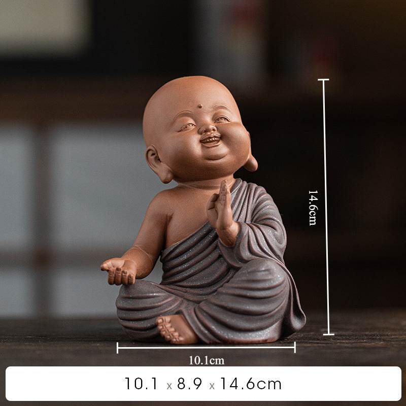 Purple Sand Meditation Buddha Statue - Gandhanra-ART