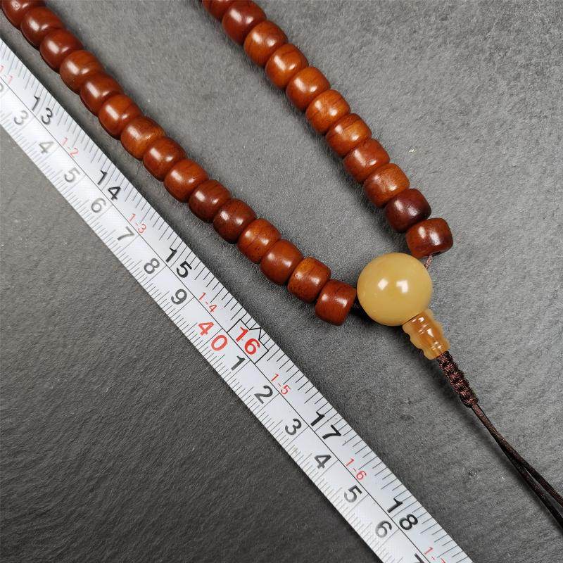 10mm Yak Bone Mala,84cm - Gandhanra-ART