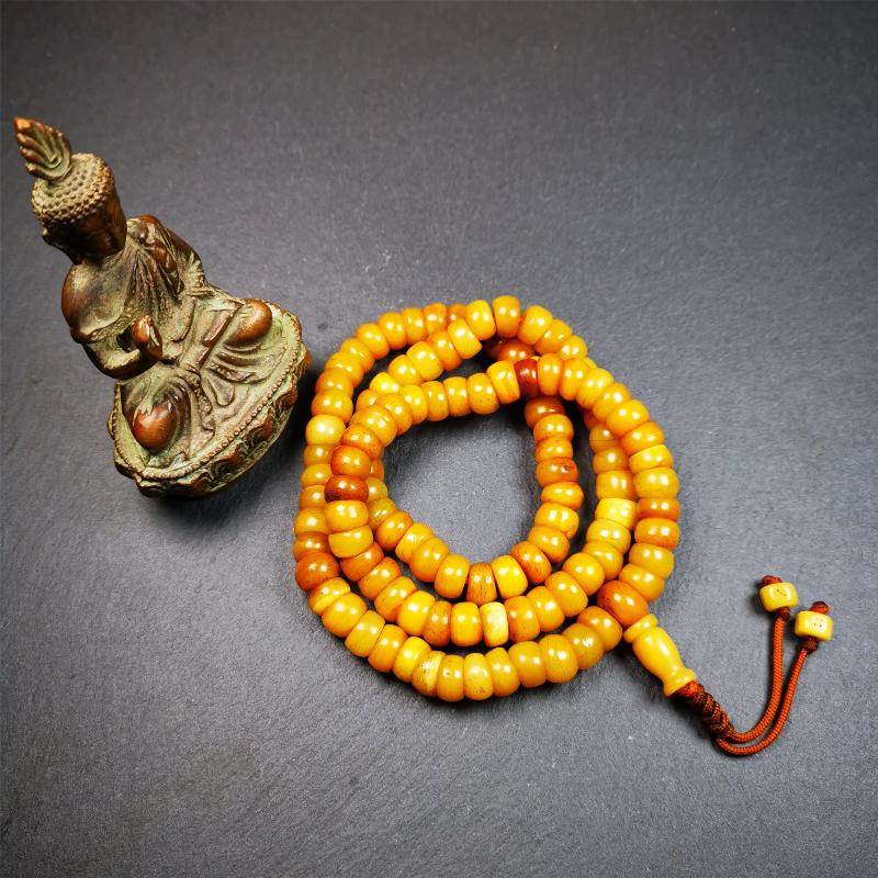 10mm Yak Bone Mala,64cm - Gandhanra-ART
