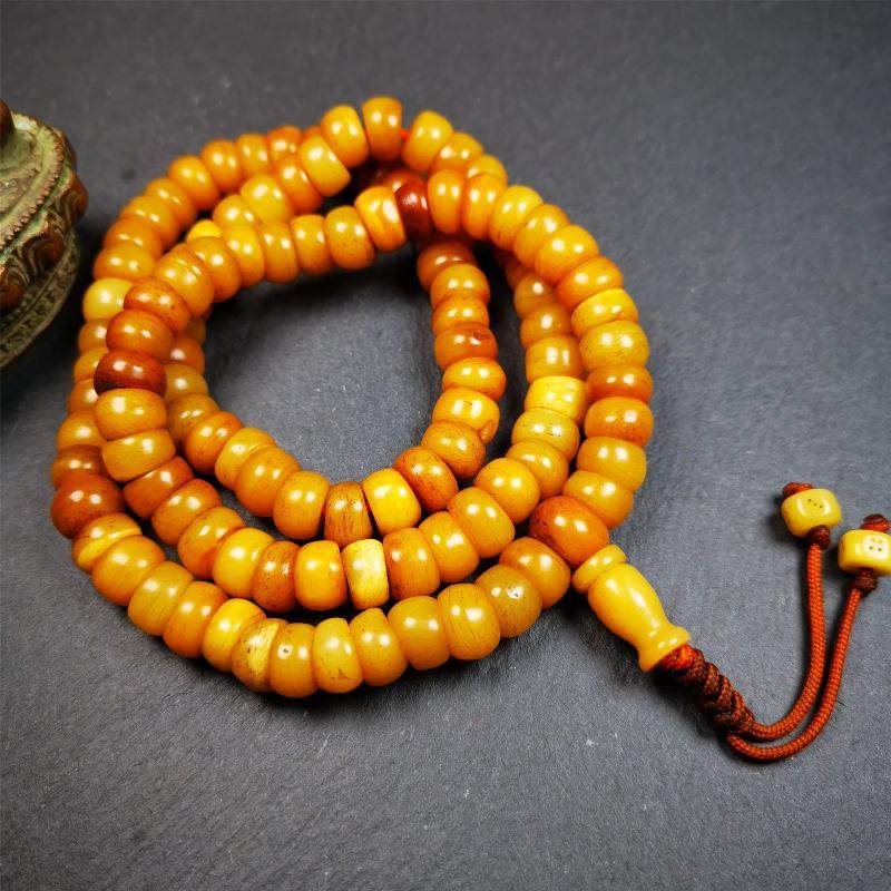 10mm Yak Bone Mala,64cm - Gandhanra-ART