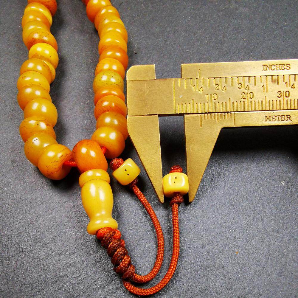 10mm Yak Bone Mala,64cm - Gandhanra-ART