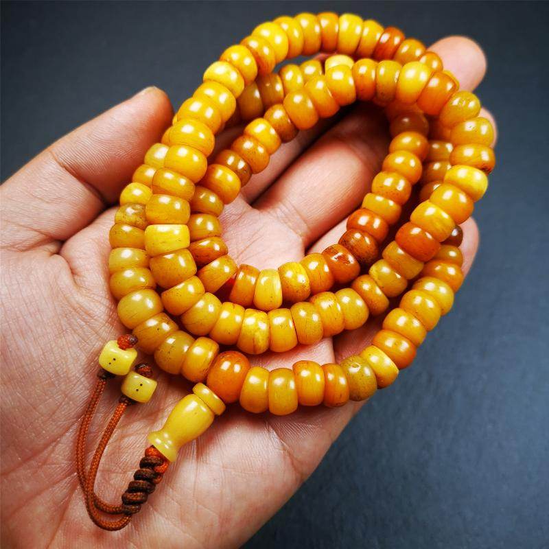 10mm Yak Bone Mala,64cm - Gandhanra-ART