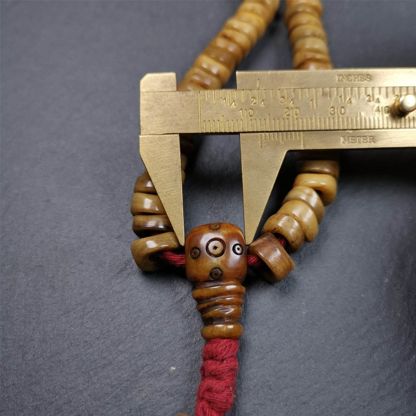 10mm Yak Bone Mala,48cm - Gandhanra-ART