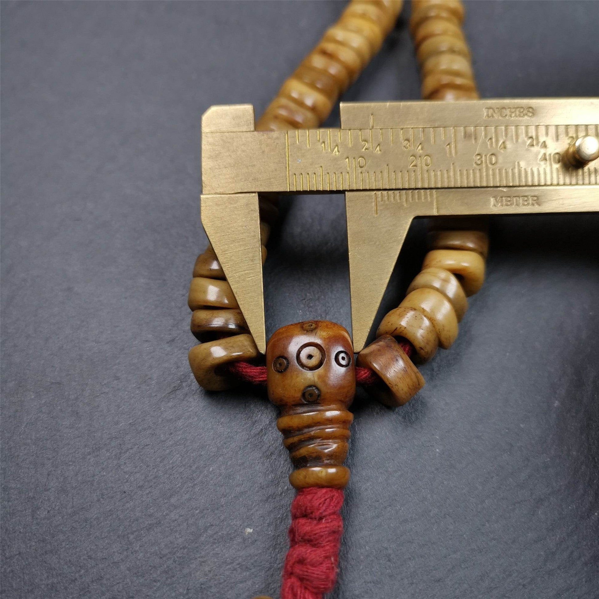 10mm Yak Bone Mala,48cm - Gandhanra-ART
