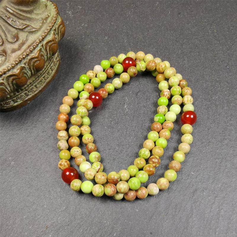Turquoise Wrist Mala for Women - Gandhanra-ART