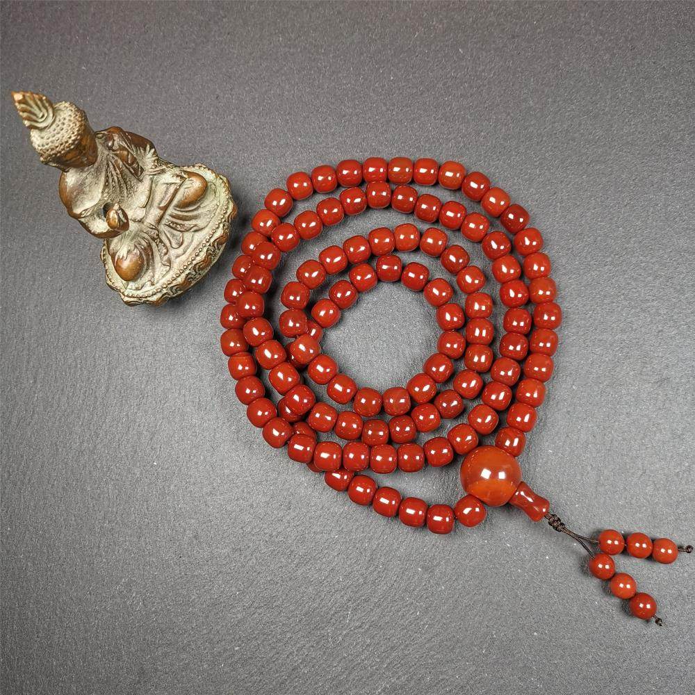 10mm Agate Mala,98cm - Gandhanra-ART