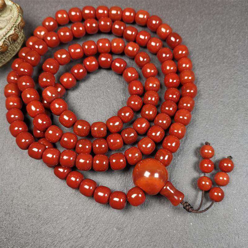 10mm Agate Mala,98cm - Gandhanra-ART