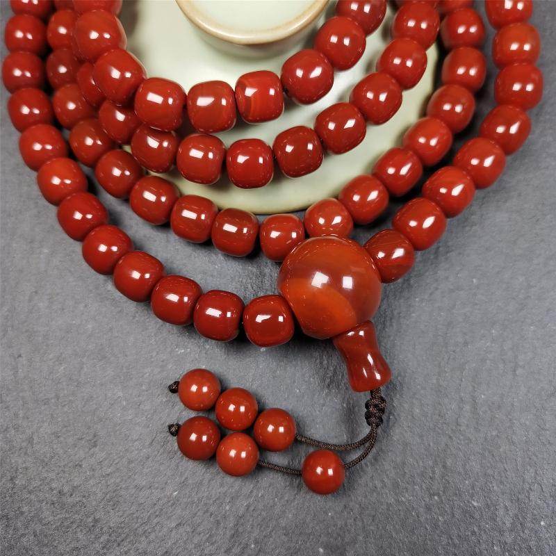 10mm Agate Mala,98cm - Gandhanra-ART