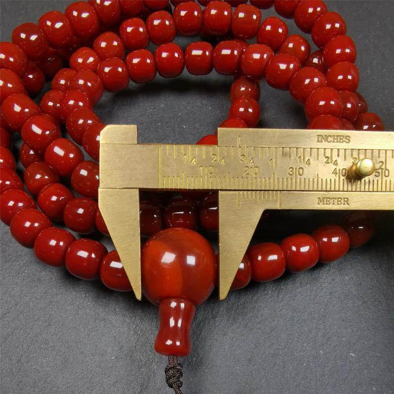 10mm Agate Mala,98cm - Gandhanra-ART