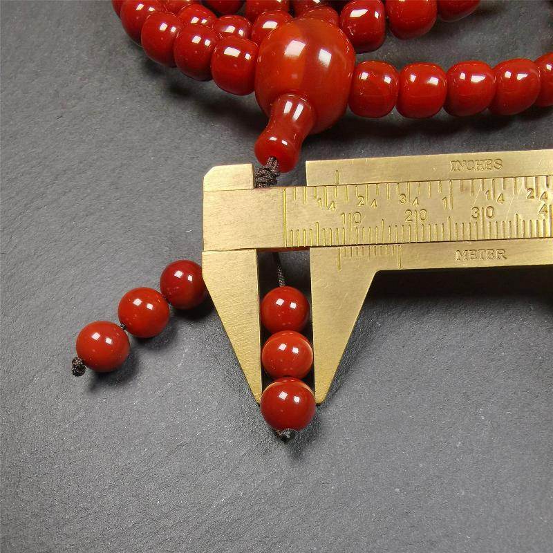 10mm Agate Mala,98cm - Gandhanra-ART
