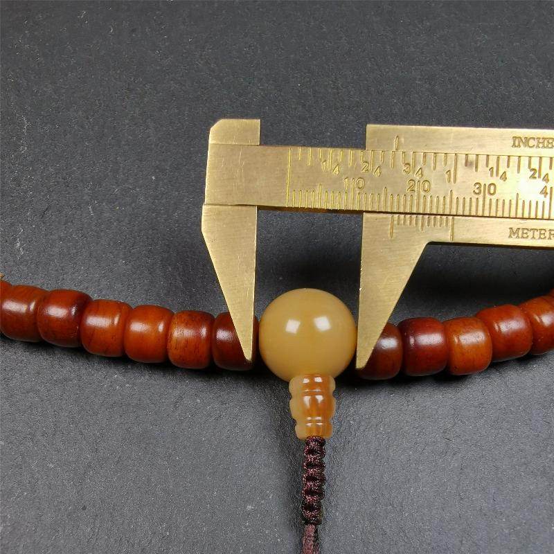 10mm Yak Bone Mala,84cm - Gandhanra-ART