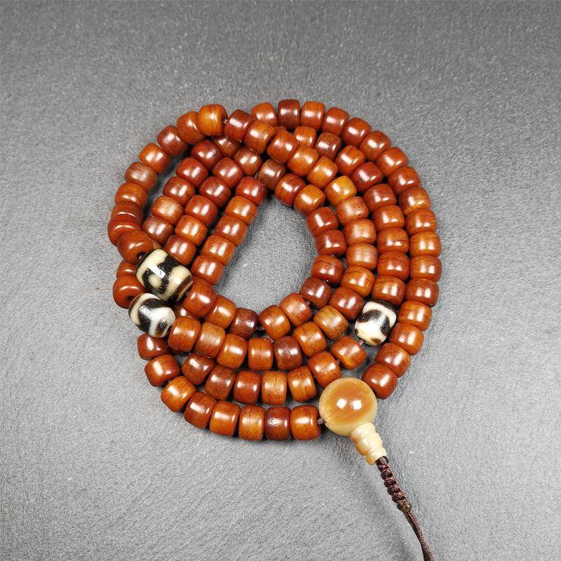10mm Yak Bone Mala,84cm - Gandhanra-ART