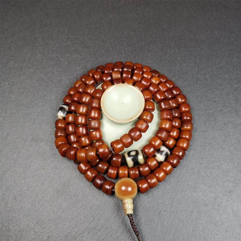 10mm Yak Bone Mala,84cm - Gandhanra-ART