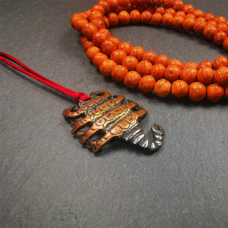 Amulet,Scorpion Guru of Padmasambhava, Buddhist Scorpion Totem Pendant
