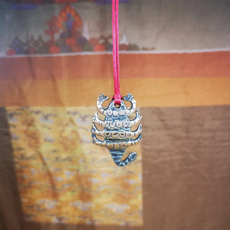 Amulet,Scorpion Guru of Padmasambhava, Buddhist Scorpion Totem Pendant