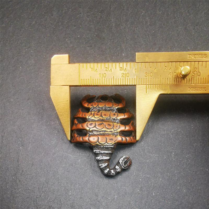 Amulet,Scorpion Guru of Padmasambhava, Buddhist Scorpion Totem Pendant