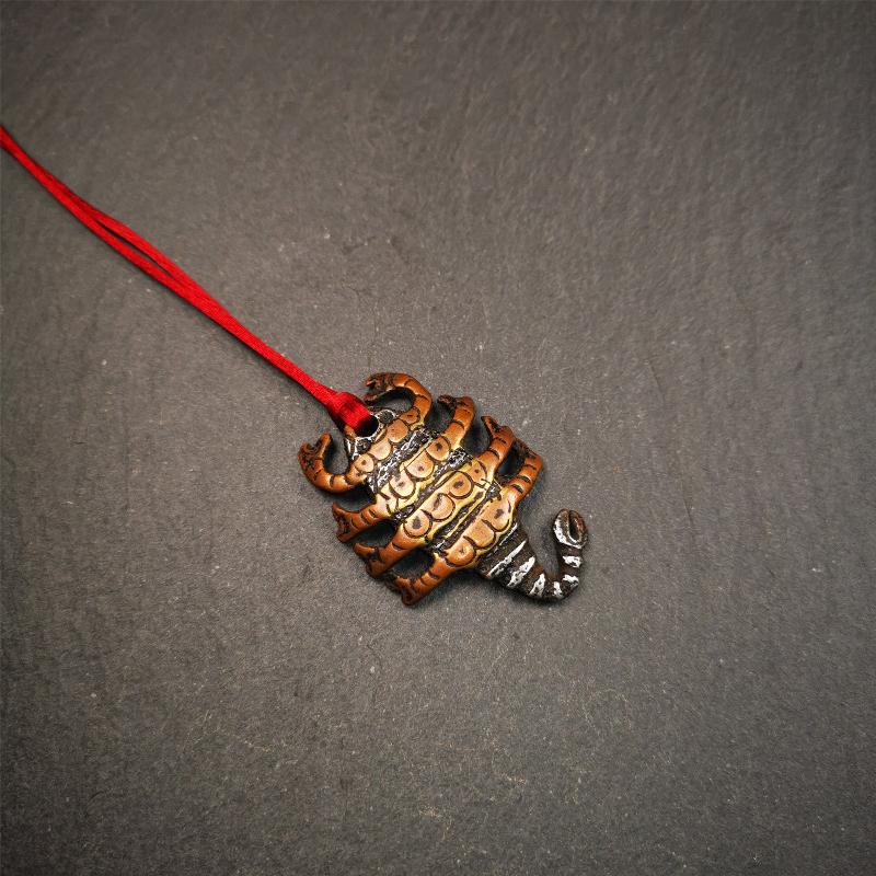 Amulet,Scorpion Guru of Padmasambhava, Buddhist Scorpion Totem Pendant