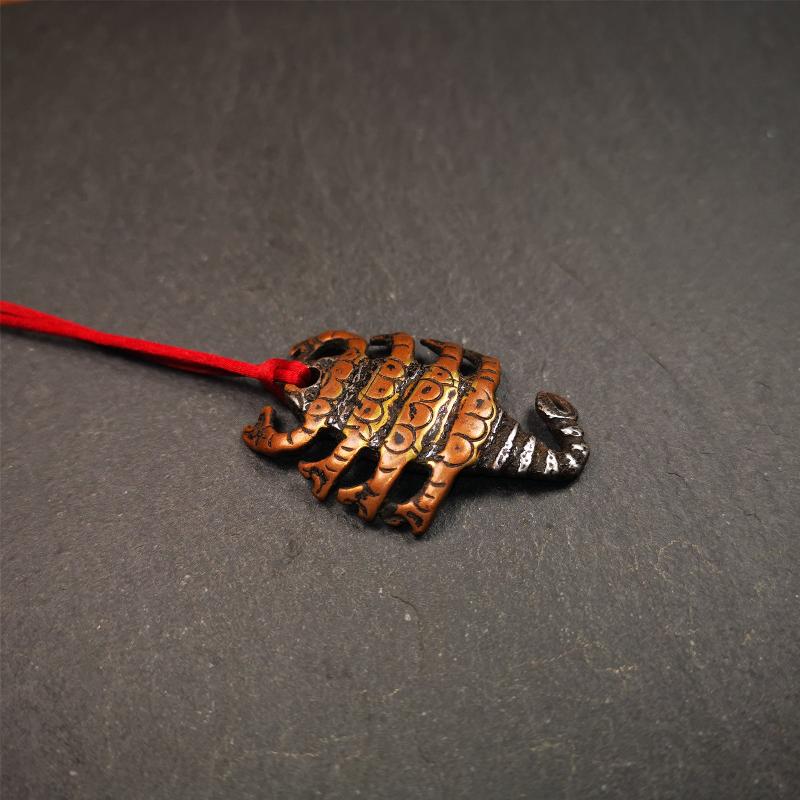 Amulet,Scorpion Guru of Padmasambhava, Buddhist Scorpion Totem Pendant