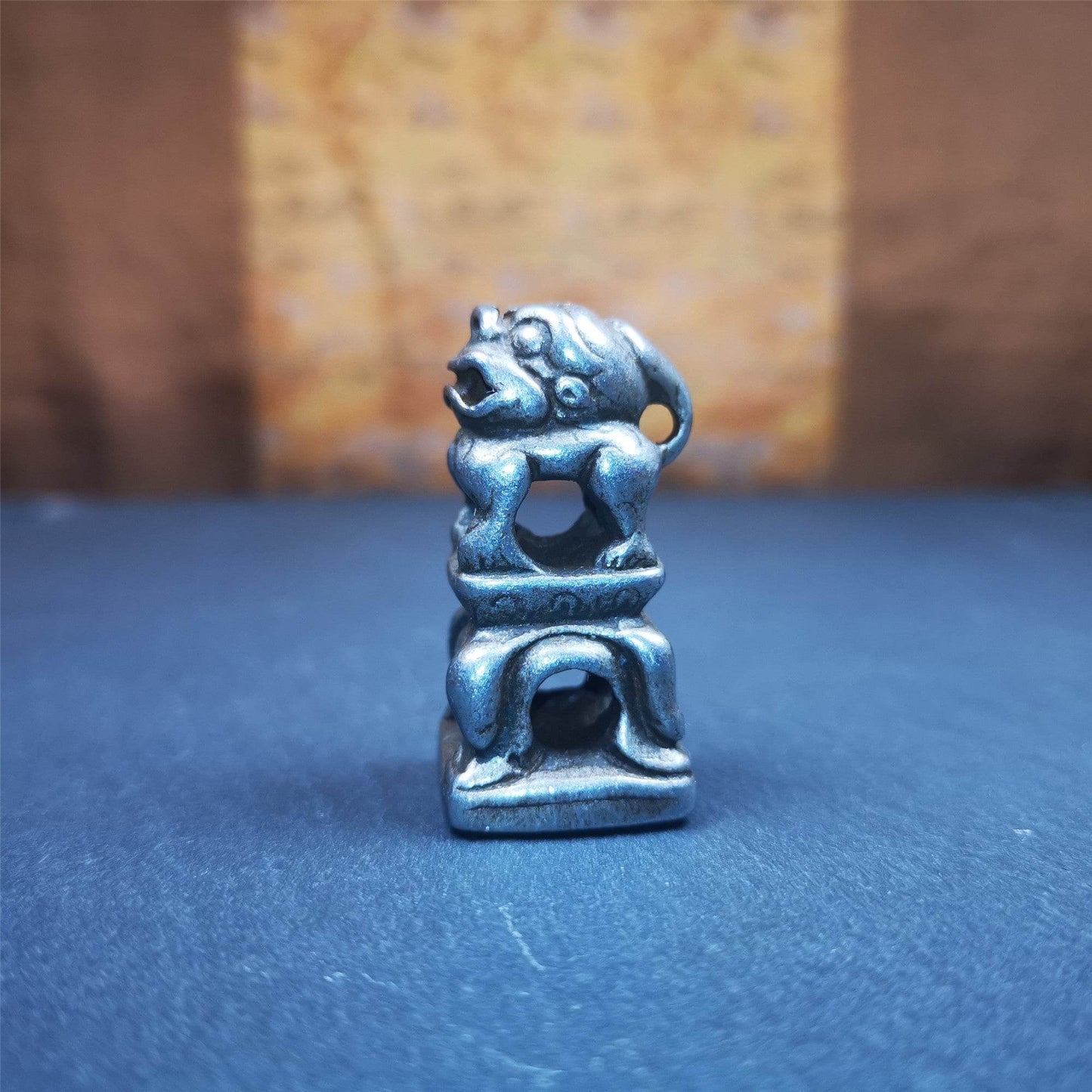 Snow Lion Seal,Kalachakra Pattern - Gandhanra-ART