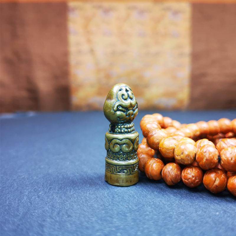 Snow Lion Seal,Lucky Knot Symbol - Gandhanra-ART