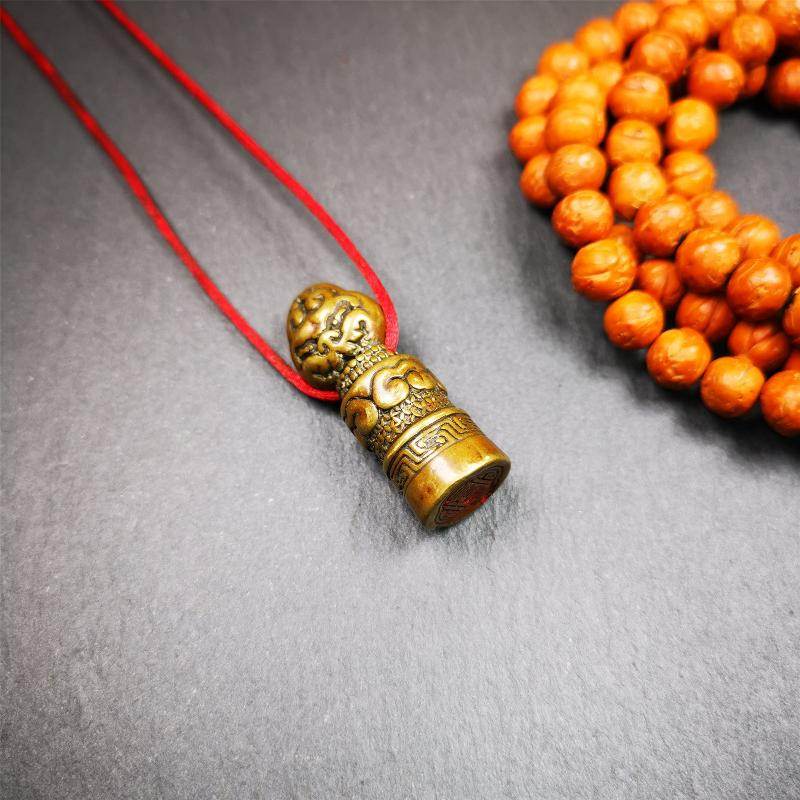 Snow Lion Seal,Lucky Knot Symbol - Gandhanra-ART