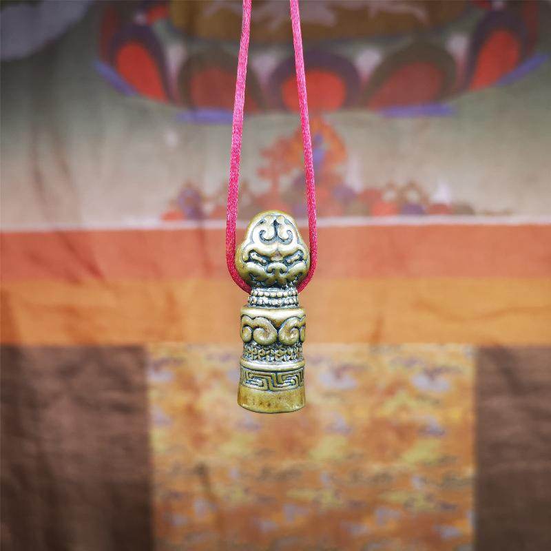 Snow Lion Seal,Lucky Knot Symbol - Gandhanra-ART