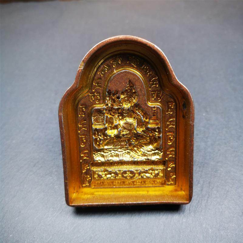 Green Tara with Mantra Tsa Tsa Mold - Gandhanra-ART