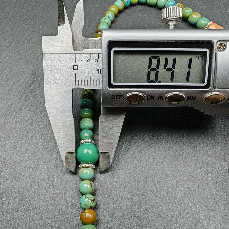 Gandhanra Old 108 Turquoise Beads Necklace Mala,Tibetan Prayer Beads for Meditation Practice ,Diameter 0.23", Circumference 24 inches